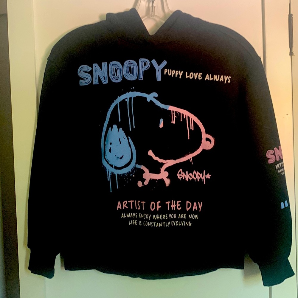 Zara/Peanuts collaboration sweatshirt